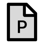 File Ppt SVG Icon